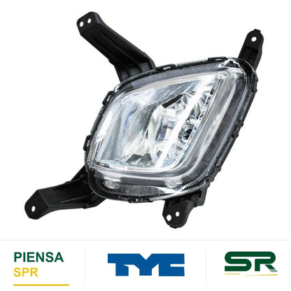 FARO DE NIEBLA IZQUIERDO CON FOCO KIA SORENTO 2016-2018 C / BASE TYC