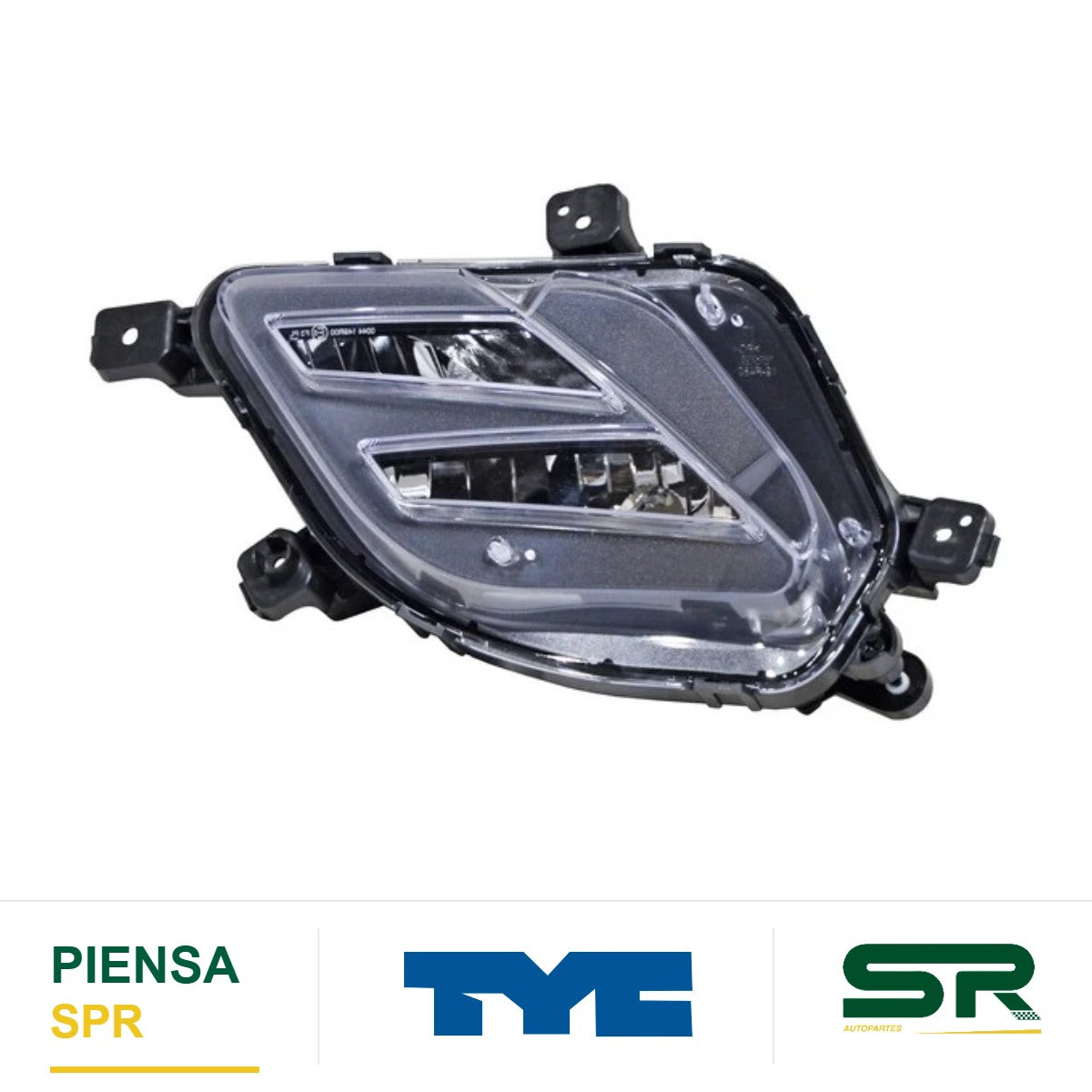 FARO DE NIEBLA IZQUIERDO SIN FOCO KIA K3 2024-2026 OSCURO TYC