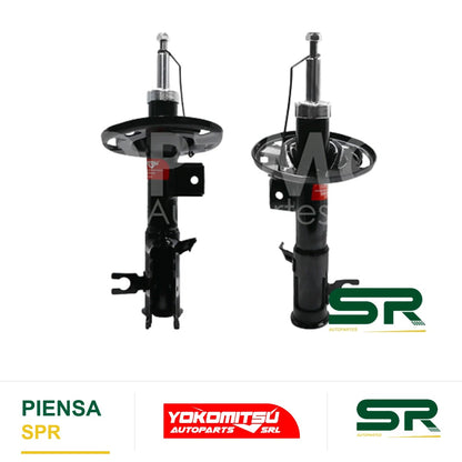 AMORTIGUADOR DELANTERO IZQUIERDO GAS (TY YARIS R 1.5L 2016-2020) MAZDA 2 1.5L 2016-2023 YOKOMITSU