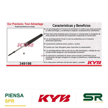 AMORTIGUADOR TRASERO GAS EXCEL-G NISSAN. JUKE (2011-2018) KYB