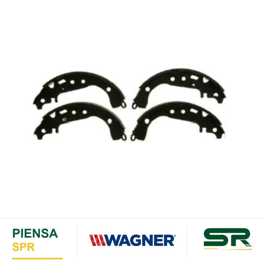 BALATA SEMIMETÁLICA TRASERA BALATA DE TAMBOR 1515-S832 TOYOTA COROLLA 2003-2008 , TOYOTA PRIUS 2004-2008 , TOYOTA SCION XA 2004-2006 , TOYOTA XB 2004-2006 WAGNER
