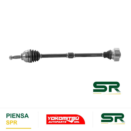 FLECHA COMPLETA DELANTERA DERECHA ESTÁNDAR L/RUEDA E22 810MM VENTO 1.6L 2014-2022 YOKOMITSU