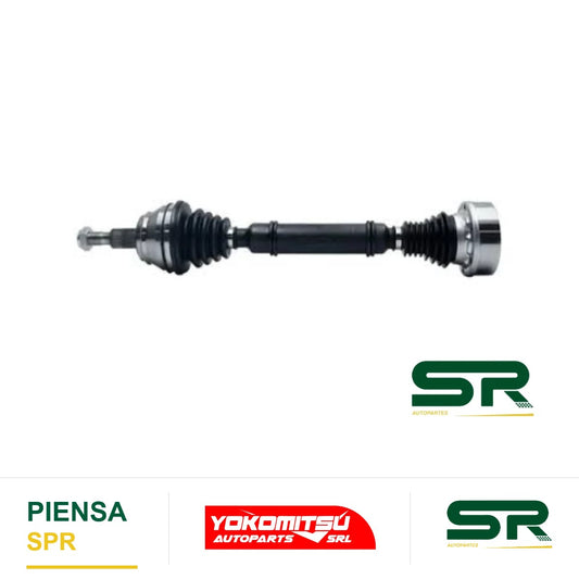 FLECHA COMPLETA DELANTERA IZQUIERDA ESTÁNDAR L/RUEDA E36 559MM (BEETLE TURBO 00-05) JETTA/GOLF A4/CLASICO 1.8L/2.0L 1999-2015 YOKOMITSU