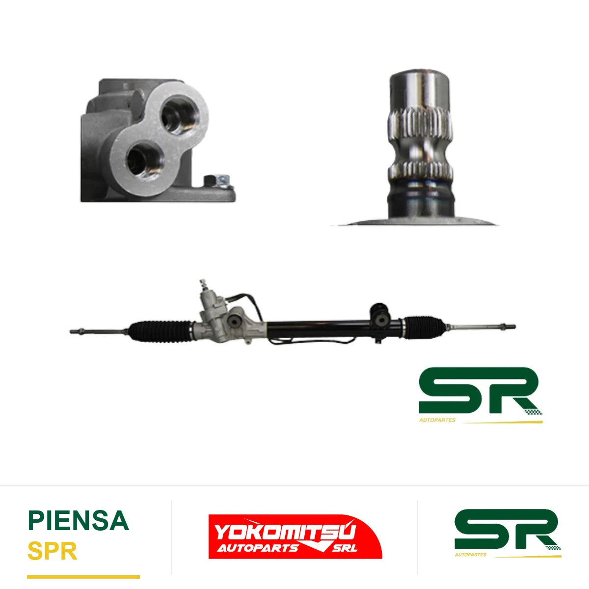 CAJA DE DIRECCIÓN HIDRÁULICA CON BIELETAS SIN TERMINALES TACOMA 2WD 2.7L/3.5L/4.0L 2005-2015 YOKOMITSU