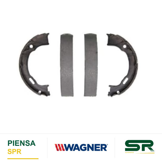BALATA SEMIMETÁLICA TRASERA BALATA DE TAMBOR 1484-S701 FORD EXPLORER SPORT TRAC 2002-2005 , FORD EXPLORER 1995-2001 , FORD WINDSTAR 1995-2003 , JEEP GRAND CHEROKEE 1994-1998 , MERCURY MOUNTAINEER 1997-2001 WAGNER
