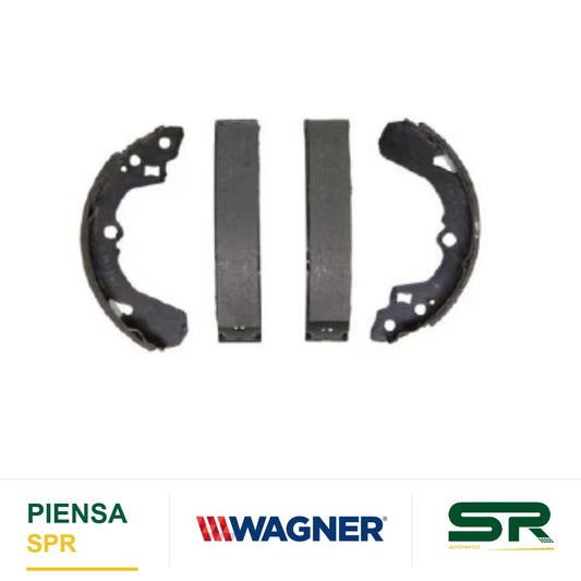 BALATA SEMIMETÁLICA TRASERA BALATA DE TAMBOR 1461-S630 DAIHATSU CHARADE 1989-1992 , DAIHATSU GEO METRO 1995-1997 , PONTIAC FIREFLY 1995-1997 , SUZUKI AERIO 2002-2007 , SUZUKI ESTEEM 1995-2002 , SUZUKI SWIFT 1990-1994 WAGNER