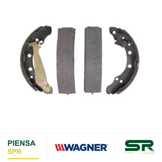 BALATA SEMIMETÁLICA TRASERA BALATA DE TAMBOR 1450-S662 VOLKSWAGEN CABRIO 1995-1999 , VOLKSWAGEN CROSSFOX 2007-2013 , VOLKSWAGEN DERBY 2000-2009 , VOLKSWAGEN GOL 2009-2012 , VOLKSWAGEN GOLF 1992-1999 , VOLKSWAGEN JETTA 1993-1999 , VOLKSWAGEN LUPO WAGNER