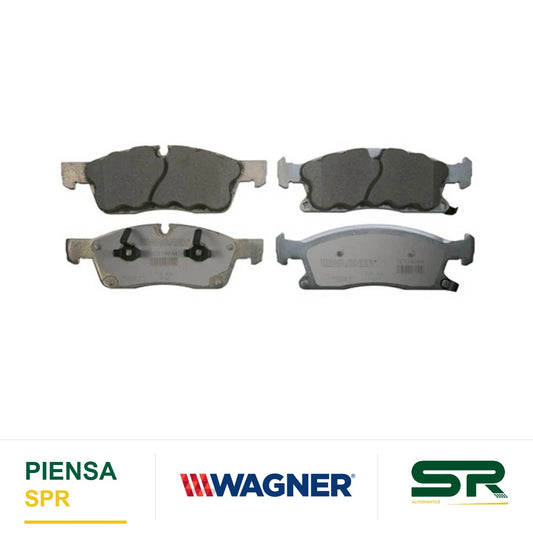BALATA SEMIMETÁLICA DELANTERA DODGE DURANGO HD 2016-2017 / JEEP GRAND CHEROKEE BR1 2016-2017 / GRAND CHEROKEE BRY HEAVY DUTY 2016-2017 WAGNER