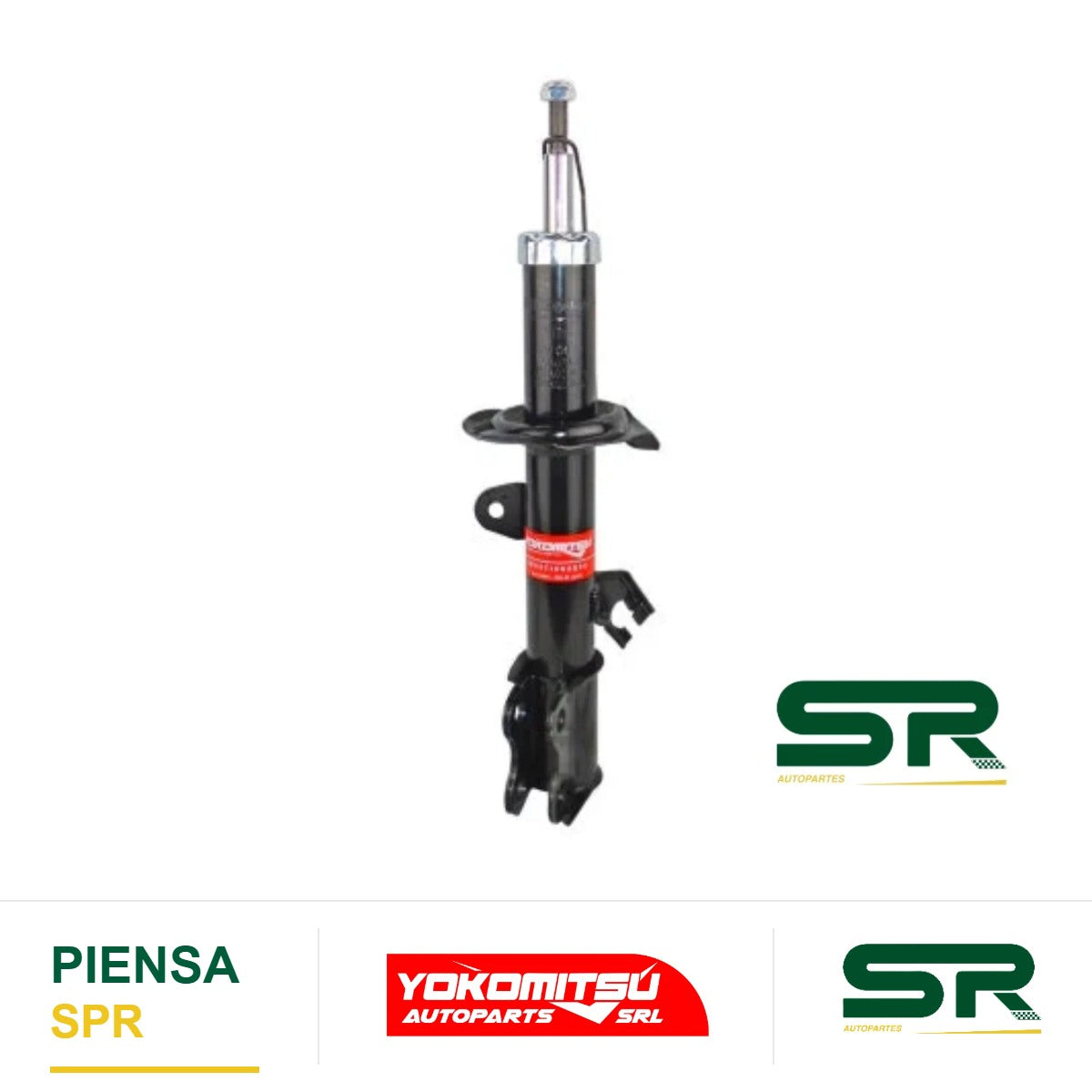 AMORTIGUADOR DELANTERO DERECHO GAS NISSAN VERSA 2012-2019 (V-DRIVE/NOTE 2014-2019) YOKOMITSU