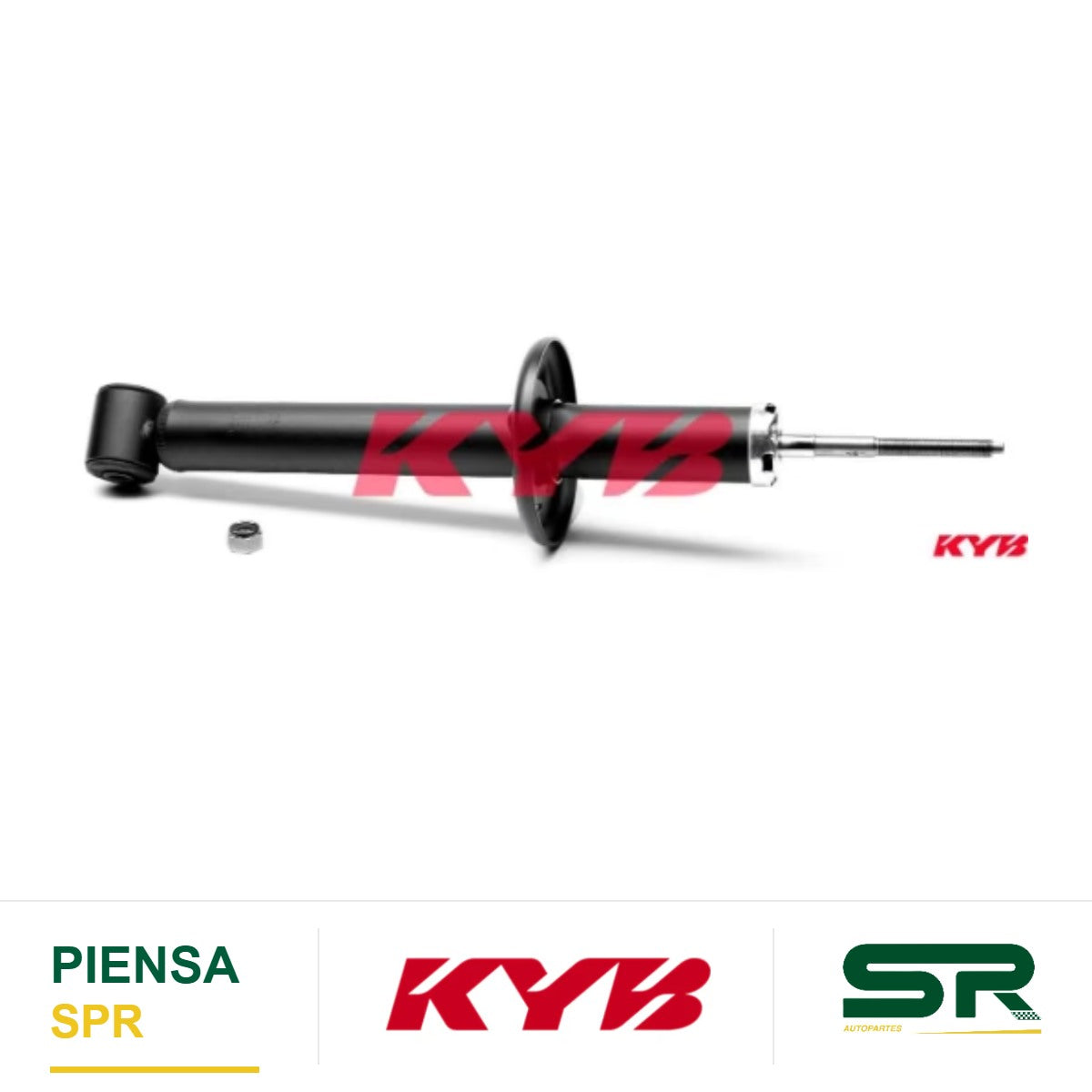 AMORTIGUADOR TRASERO DERECHO HIDRÁULICO SEAT CORDOBA (1999-2002) - IBIZA (2001-2002) - VW DERBY (1999-2007). KYB