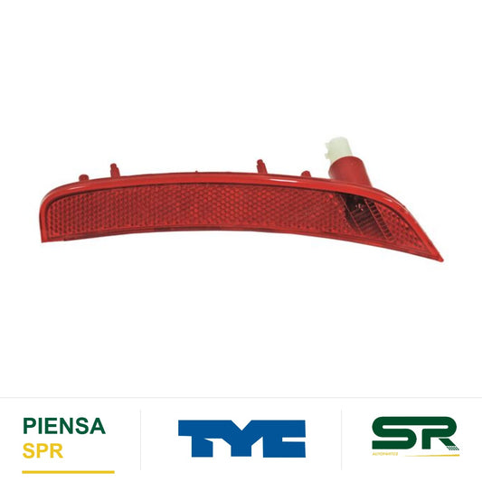 CUARTO TRASERO IZQUIERDO ROJO FIAT LATERAL FIAT 500 2012-2013 TYC