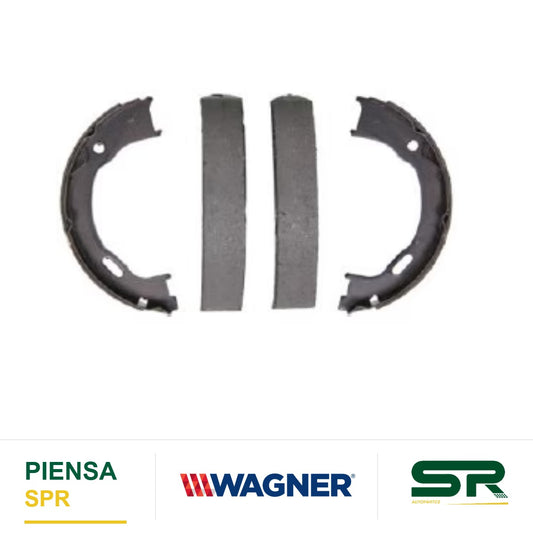 BALATA SEMIMETÁLICA TRASERA BALATA DE TAMBOR 1484-S745 FORD CROWN VICTORIA 1996-2002 , FORD EXPLORER 2002-2002 , FORD RANGER 1998-2002 , JEEP LIBERTY 2003-2003 , LINCOLN TOWN CAR 1996-2002 , MERCURY GRAND MARQUIS 1996-2002 WAGNER