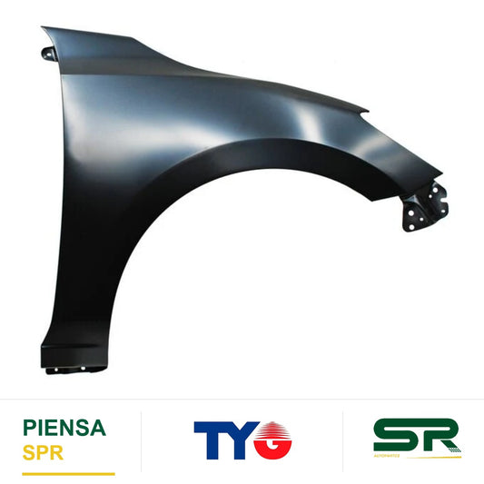 SALPICADERA DERECHA MAZDA 2 2016-2025 / USA 2015-2019 / YARIS R 2016-2020 452 TYG