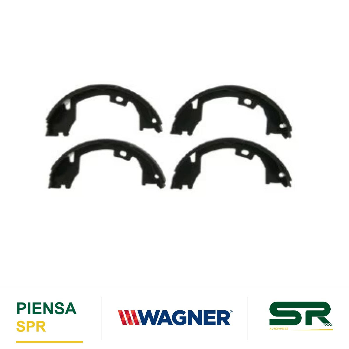 BALATA SEMIMETÁLICA TRASERA DE TAMBOR 2192-S854 DODGE RAM 1500 2006-2009 / RAM 2500 2006-2010 / RAM 3500 2006-2010 / FORD E-250 2005-2007 / F-250 2005-2009 / F-250 SUPER DUTY 2005-2012 / F-350 2005-2012 / F-350 SUPER DUTY 2005-2012 / F-450 SUPER DUTY 2008