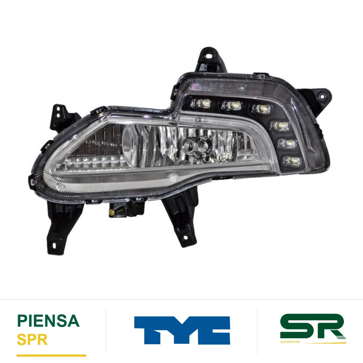 FARO DE NIEBLA IZQUIERDO HYUNDAI GRAND I10 2018-2020 4 PUERTAS C / LUZ DE DIA TYC