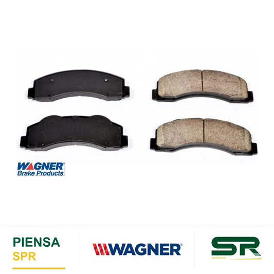 BALATA CERÁMICA DELANTERA FORD EXPEDITION 2010-2021 / F-150 2010-2020 / LOBO 2010-2014 / LINCOLN MARK LT 10 / NAVIGATOR 2010-2021 WAGNER