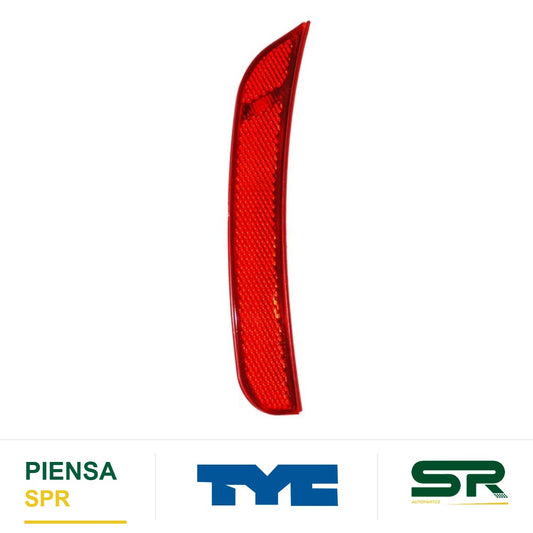 CUARTO TRASERO IZQUIERDO ROJO DODGE / CHRYSLER LATERAL CHARGER 2015-2022 TYC