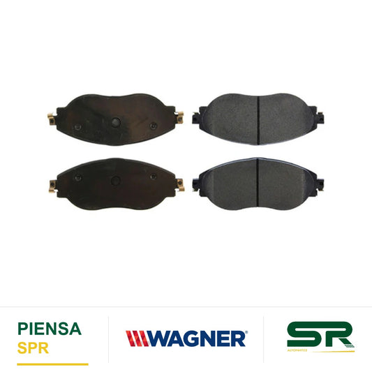 BALATA SEMIMETÁLICA DELANTERA AUDI Q3 2019-2020 / S3 2015-2020 / SEAT LEON CUPRA 2016-2019 / TARRACO 2019-2022 / VOLKSWAGEN CC 2012-2017 / GOLF R 2015-2019 / GTI 2013-2020 / JETTA GLI 2019-2021 / PASSAT CC 12 / TIGUAN 2018-2022 SIN SENSOR DE WAGNER