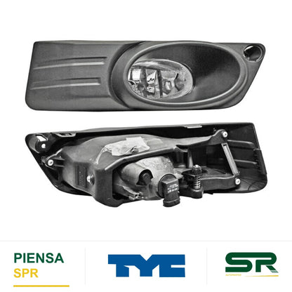 FARO DE NIEBLA DERECHO CON FOCO HONDA FIT 2012-2014 C / PARRILLA TYC
