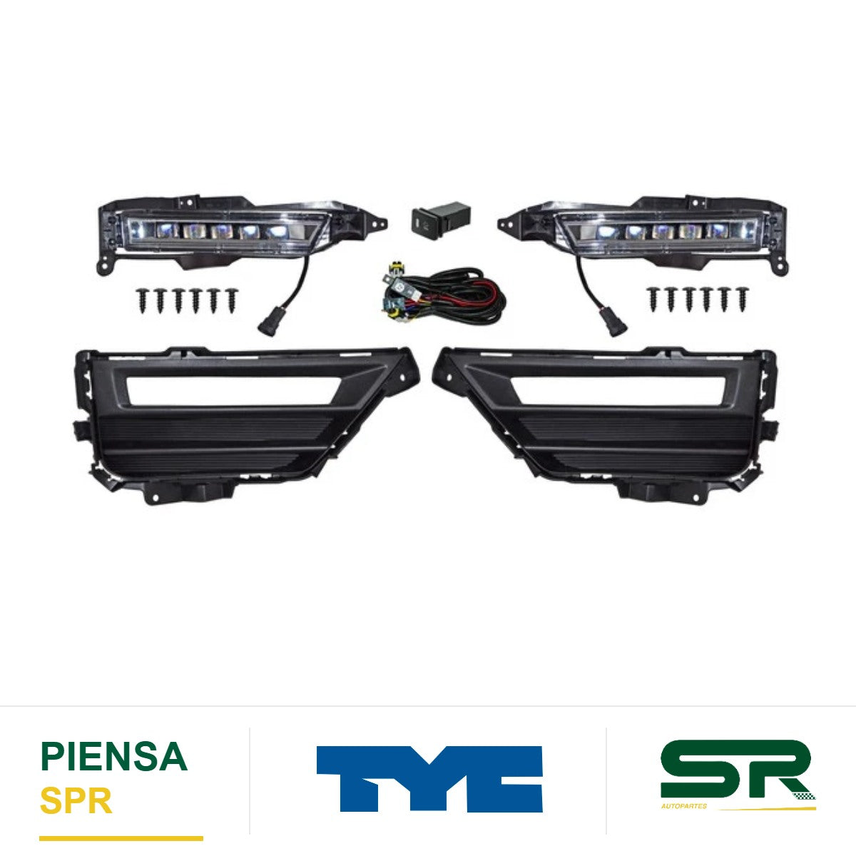 FARO DE NIEBLA JUEGO HONDA CR-V 2020-2022 TOURING C / PARRILLA TYC