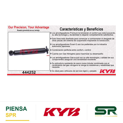 AMORTIGUADOR TRASERO HIDRÁULICO HIDRAHULICOS CHEV SUBURBAN 1500 / 2500 4X2 (1992-1999) - EXPRESS 1500 / SAVANA (1996-2007) KYB