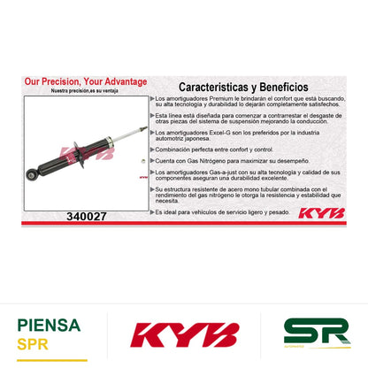 AMORTIGUADOR TRASERO GAS EXCEL-G SUBARU OUTBACK AWD (2010-2012) KYB