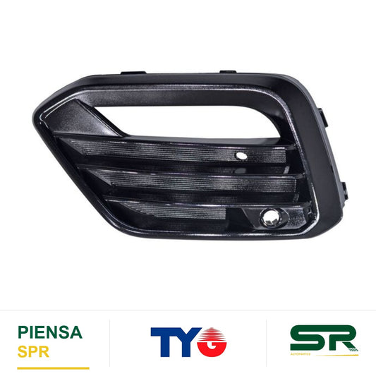 REJILLA IZQUIERDO CON HOYO PARA SENSOR PARA FARO DE NIEBLA SEAT ATECA 2021-2023 LISA TYG