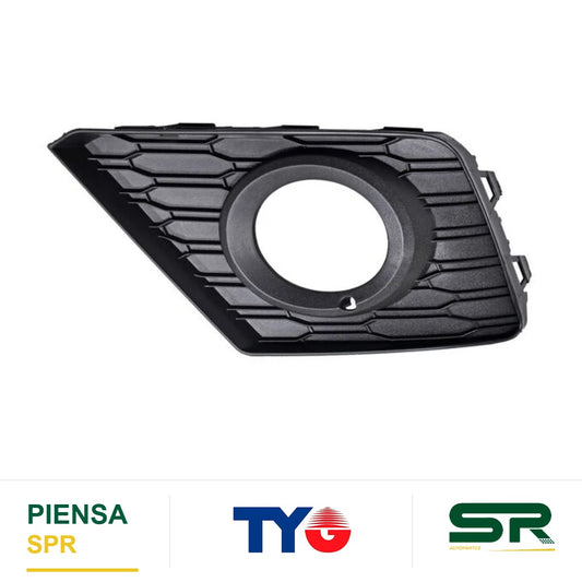 REJILLA IZQUIERDO SIN HOYO PARA SENSOR PARA FARO DE NIEBLA SEAT ARONA 2018-2021 TYG