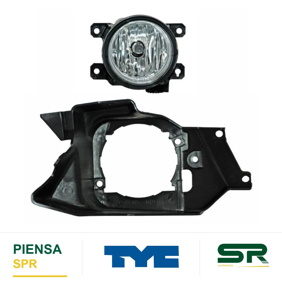 FARO DE NIEBLA IZQUIERDO CON FOCO HONDA CR-V 2012-2014 C / BASE TYC