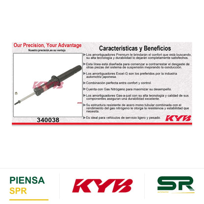 AMORTIGUADOR DELANTERO DERECHO GAS EXCEL-G FORD FUSION 2010-2011 KYB