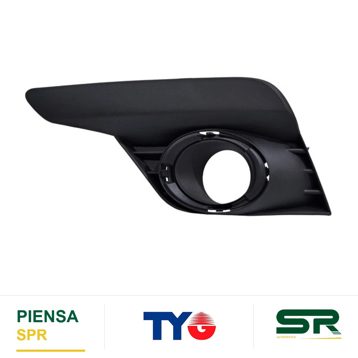 REJILLA IZQUIERDA PARA FARO DE NIEBLA CROMADA RENAULT LOGAN 2023-2024 TYG