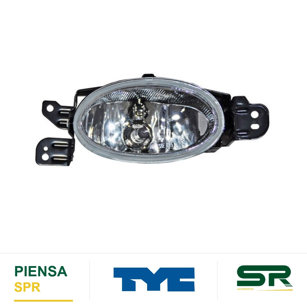 FARO DE NIEBLA DERECHO CON FOCO HONDA CIVIC 2012-2013 4P C / BASE TYC
