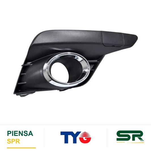 REJILLA DERECHO PARA FARO DE NIEBLA CON HOYO CROMADA RENAULT LOGAN 2023-2024 C / AGT TYG