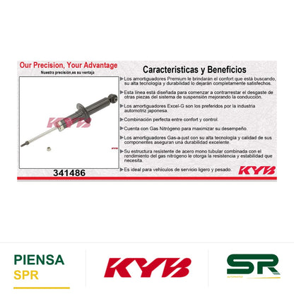 AMORTIGUADOR TRASERO GAS EXCEL-G SUBARU. FORESTER (2009-2013) KYB