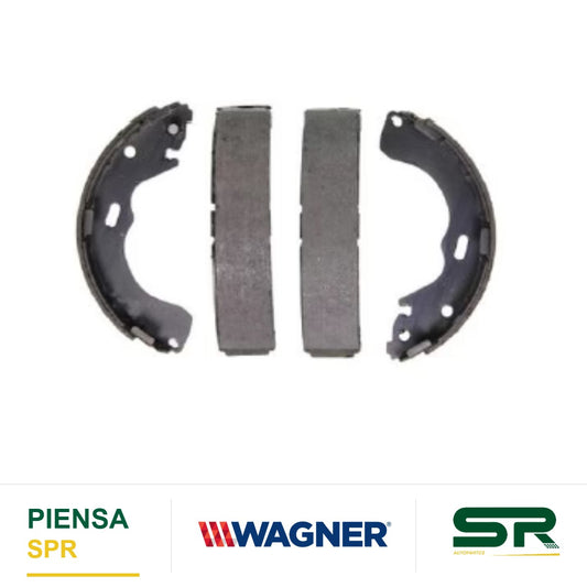 BALATA SEMIMETÁLICA TRASERA BALATA DE TAMBOR 1524-S760 FORD ESCAPE 2001-2007 , MAZDA TRIBUTE 2001-2006 , MERCURY MARINER 2005-2007 WAGNER