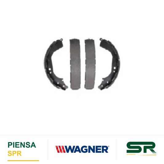 BALATA SEMIMETÁLICA TRASERA BALATA DE TAMBOR 1433-WZ631 NISSAN NP300 2008-2014 / D21 1990-1994 / FRONTIER 1998-2004 / PATHFINDER 1996-2004 / PICKUP 1995-1997 / XTERRA 2000-2004 / INFINITI QX4 1997-2003 WAGNER