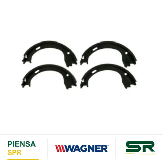 BALATA SEMIMETÁLICA TRASERA BALATA DE TAMBOR 1624-S924 MITSUBISHI LANCER 2008-2009 , NISSAN TIIDA 2007-2014 , NISSAN VERSA 2009-2012 WAGNER