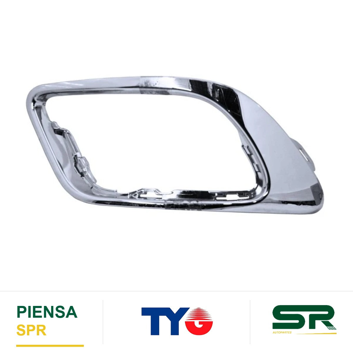 REJILLA IZQUIERDA PARA FARO DE NIEBLA CROMADA RENAULT FLUENCE 2015-2017 TYG