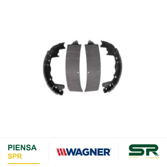 BALATA SEMIMETÁLICA TRASERA BALATA DE TAMBOR 2171-S583 DODGE B3500 98 / RAM 1500 VAN 03 / RAM 2500 2000-2002 / RAM 2500 VAN 1999-2003 / RAM 3500 2000-2002 / RAM 3500 VAN 1999-2003 / FORD E350 ECON OLINE 1987-1998 / E-350 ECONOLINE CLUB WAGON WAGNER