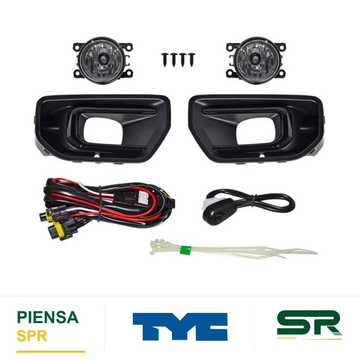 FARO DE NIEBLA JUEGO FORD RANGER 2023-2024 XL C / PARRILLAS TYC