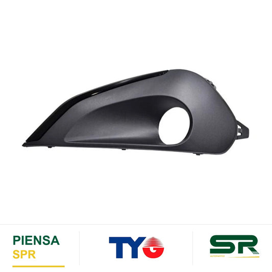 REJILLA IZQUIERDO NEGRA PEUGEOT 208 2017-2021 P / FARO NIBLA TYG