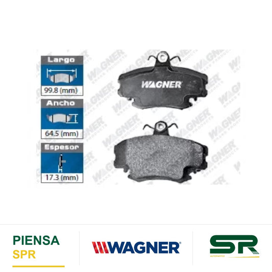 BALATA SEMIMETÁLICA DELANTERA NISSAN APRIO 2008-2010 / PLATINA 2002-2010 / PEUGEOT SERIE 205 1991-1993 / SERIE 309 1987-1993 / RENAULT CLIO 2001-2009 / CLIO RANGE 90 / CLIO SPORT 2001-2005 / ESCAPE 1985-1991 / EUROCLIO 07 / EXTRA VAN 92 / FUEGO WAGNER