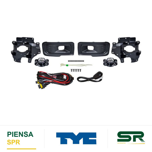 FARO DE NIEBLA JUEGO LED FORD PICKUP 2024-2025 C / PARRILLA TYC