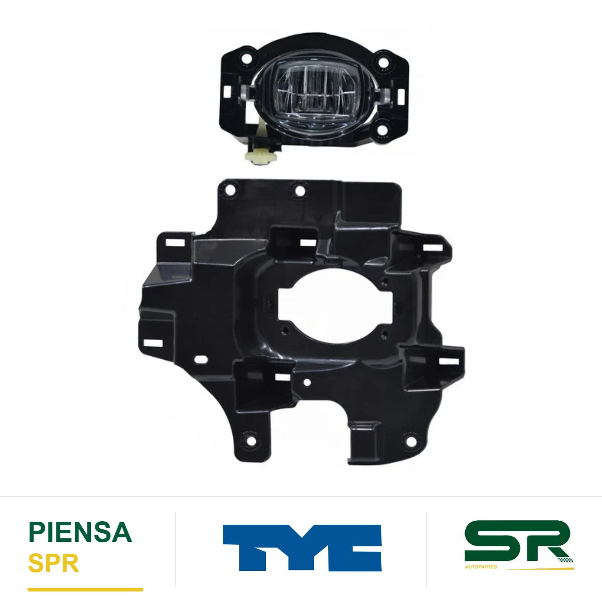FARO DE NIEBLA IZQUIERDO LED FORD PICKUP 2024-2025 C / BASE TYC