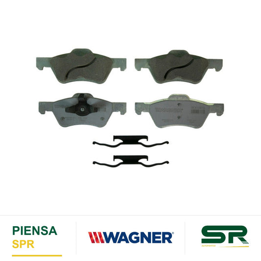BALATA CERÁMICA DELANTERA FORD ESCAPE 2007-2011 / ESCAPE HYBRID 2008-2011 / MARINER HYBRID 2007-2011 / MAZDA TRIBUTE 2008-2010 WAGNER
