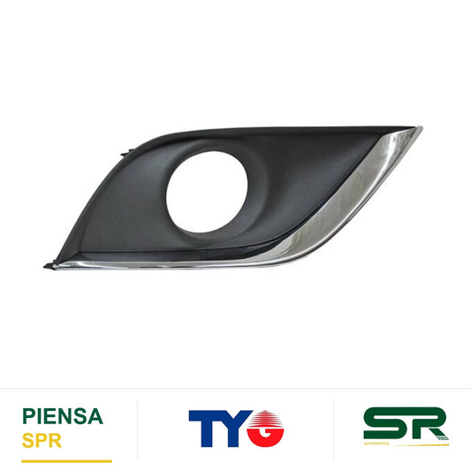 REJILLA DERECHO PARA FARO DE NIEBLA CROMADA NISSAN VERSA 2015-2019 / V-DRIVE 2020-2024 C / MOLD ALD25S5 AGT TLD TYG