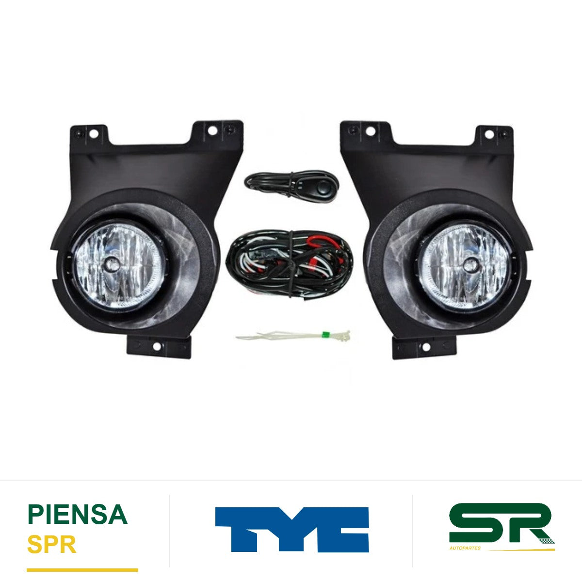 FARO DE NIEBLA JUEGO FORD PICKUP 2011-2014 C / PARRILLA TYC
