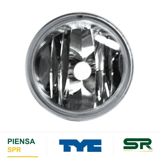 FARO DE NIEBLA IZQUIERDO SIN FOCO FORD PICKUP 2007-2008 LOBO REDONDO TYC