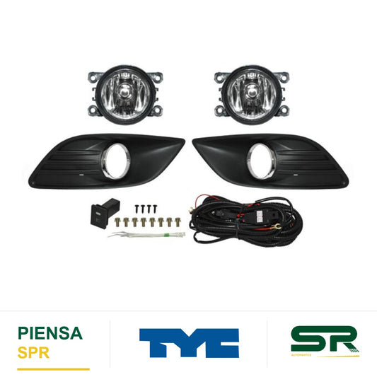 FARO DE NIEBLA JUEGO FORD FOCUS 2009-2011 C / PARRILLA TYC