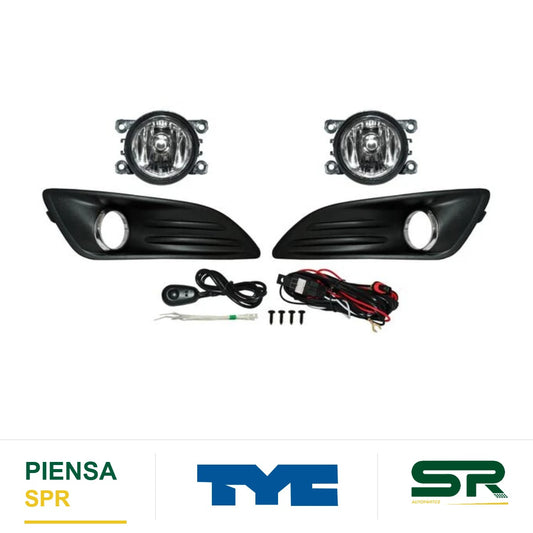 FARO DE NIEBLA JUEGO FORD FIESTA 2013-2019 C / PARRILLA TYC